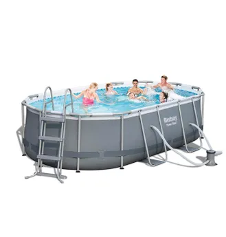 PISCINE BESTWAY POWER STEEL OVALE 4,27x2,50x1,00